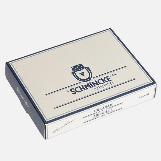 SCHMINCKE Horadam Retro Watercolor 5ml Jan Wellem Set x 6