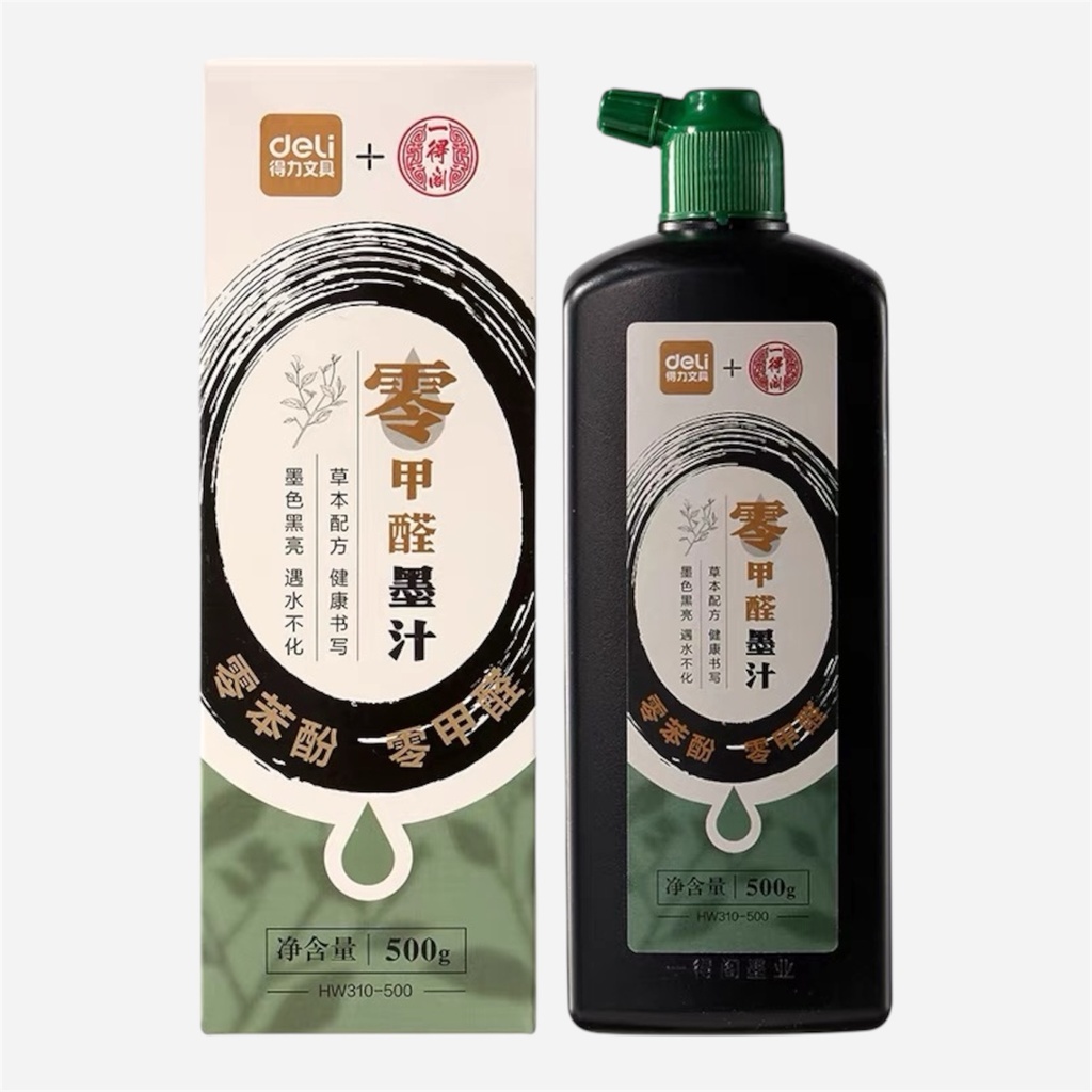 DELI Non Formaldehyde Chinese Ink 500g