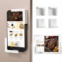 OVJ Pegboard Magnetic Plastic Tablet Holder 2-Piece