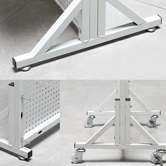 OVJ Pegboard 40cm x 100cm x 180cm White