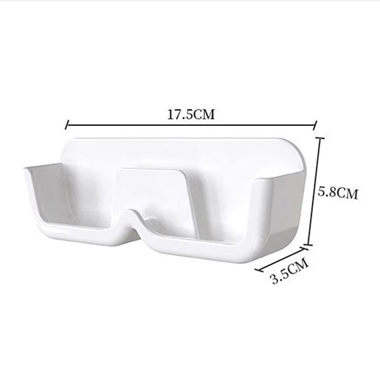 OVJ Pegboard Magnetic Safety Glasses Holder White