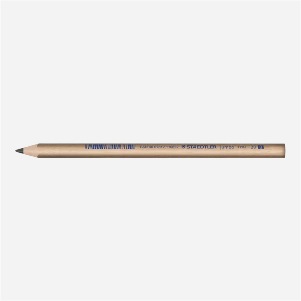 STAEDTLER Jumbo Triangular Pencil 2B x 12