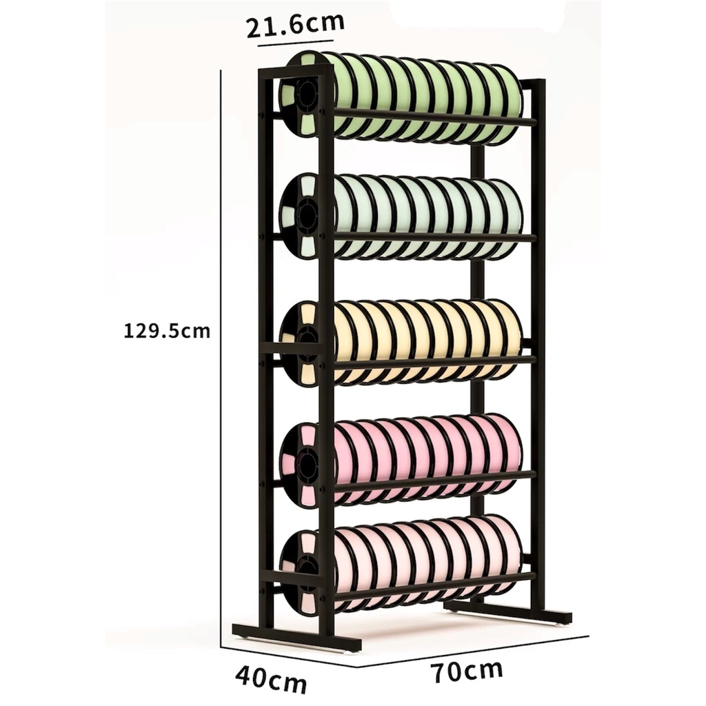 OVJ PLA Filament Storage Shelf 50-Roll