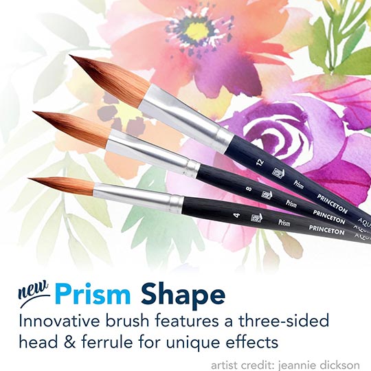 PRINCETON Aqua Elite Synthetic Kolinsky Prism Brush 12