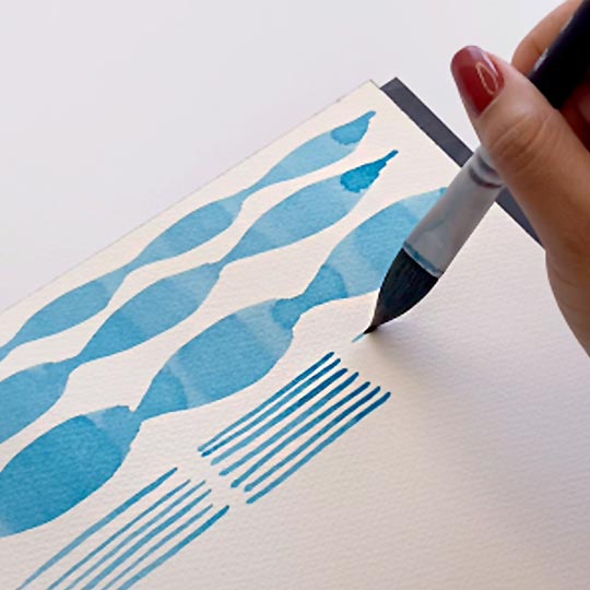 PRINCETON Aqua Elite Synthetic Kolinsky Prism Brush 4