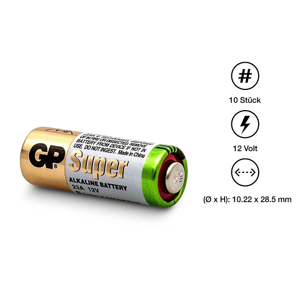 GP Ultra Alkaline Battery 23A 12V