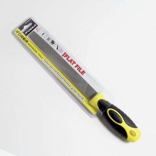 R'DEER Metal Flat File 2nd Cut 6”