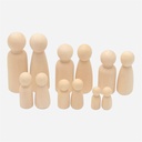 OVJ Wooden Human Figurine 4cm x 12cm Male