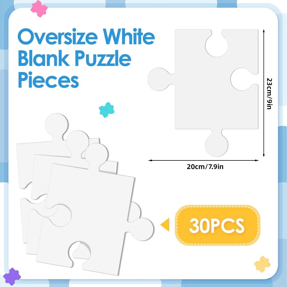 OVJ Blank Jigsaw Puzzle 300gsm 20cm x 23cm x 30