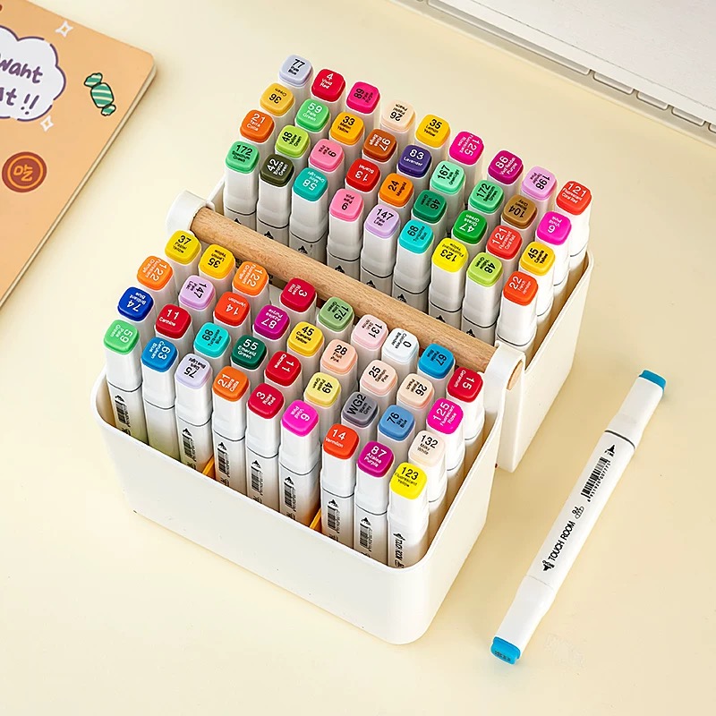 OVJ Plastic Organiser With Wooden Handle 16cm