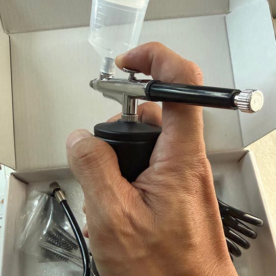 OVJ Portable Electric Airbrush Black