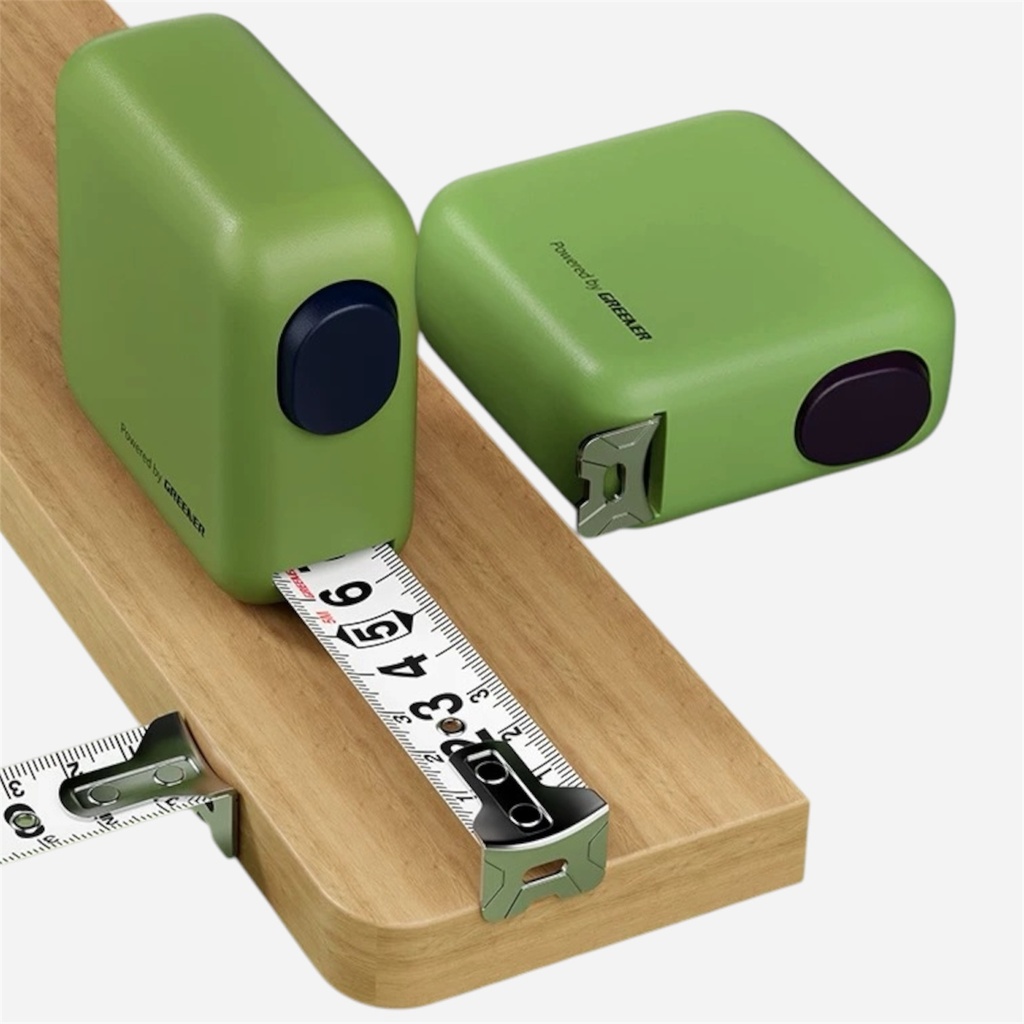 GREENER Tape Measure 16mm x 3m Green