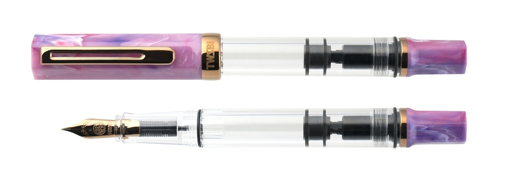 TWSBI Eco Fluorite Purple With Bronze Fountain Pen Medium