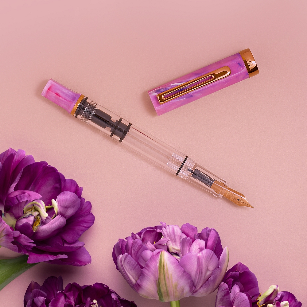 TWSBI Eco Fluorite Purple With Bronze Fountain Pen Medium