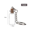 OVJ Glass Bottle With Cork Key Chain 4cm