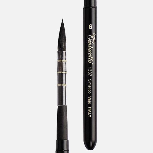 TINTORETTO 1337 Kazan Synthetic Squirrel Travel Brush 8