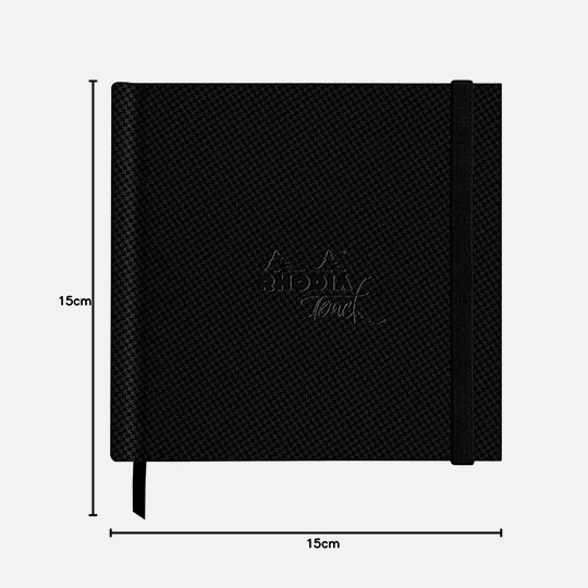 RHODIA Touch 100% Cotton Watercolor Paper Book 300gsm Cold Press Portrait 15cm x 15cm x 20