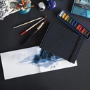 RHODIA Touch 100% Cotton Watercolor Paper Book 300gsm Cold Press Portrait 15cm x 15cm x 20