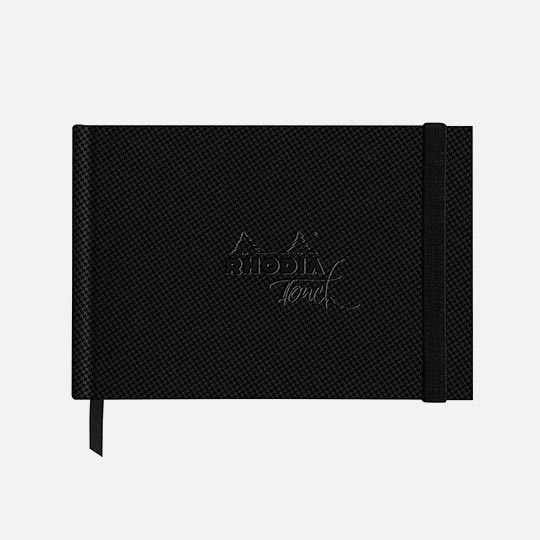 RHODIA Touch 100% Cotton Watercolor Paper Book 300gsm Hot Press Landscape A6 x 20
