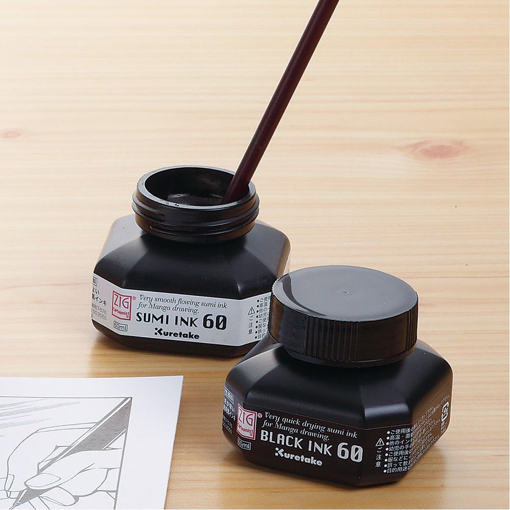 ZIG Cartoonist Sumi Ink 60ml