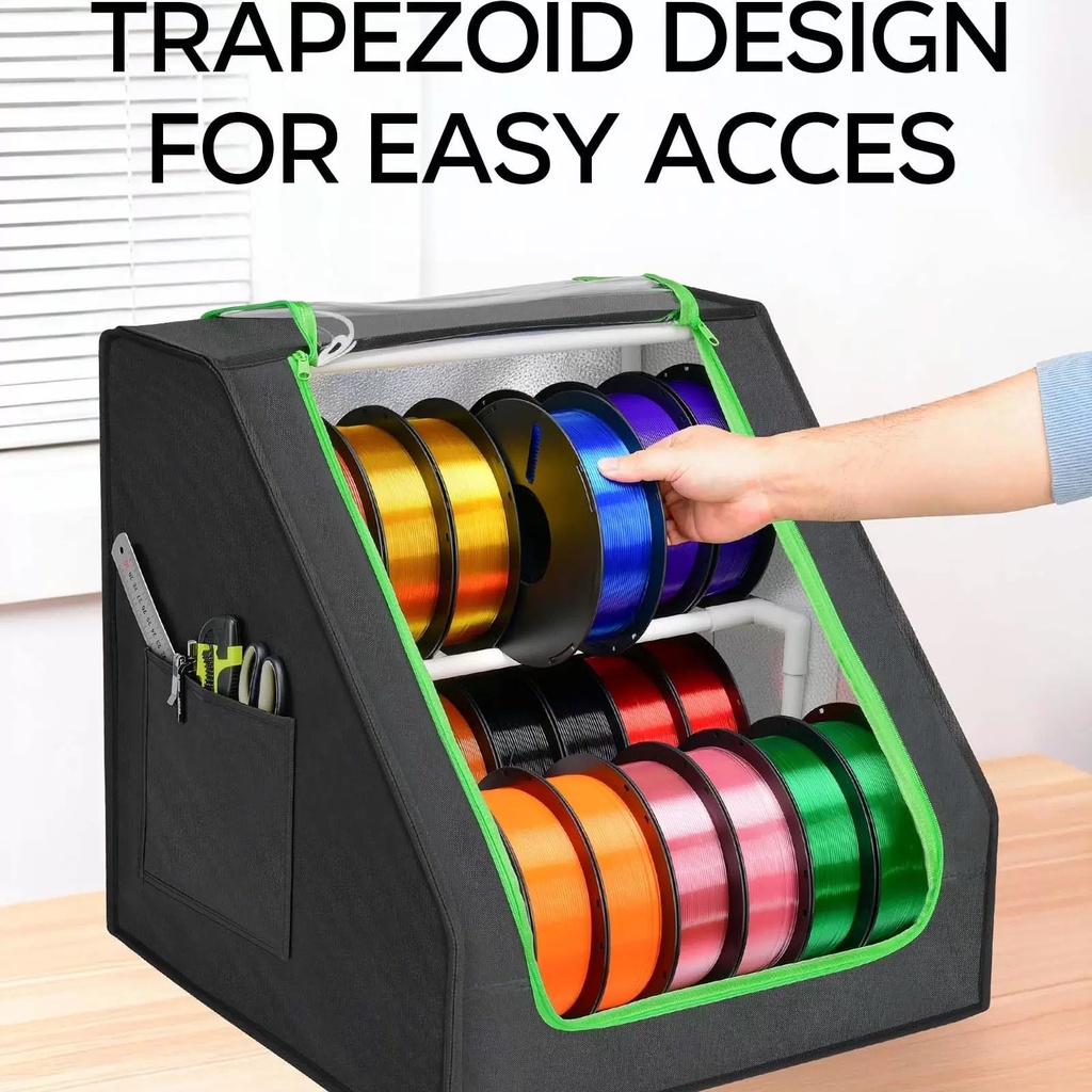 OVJ PLA Filament Storage Rack Case 18-Roll