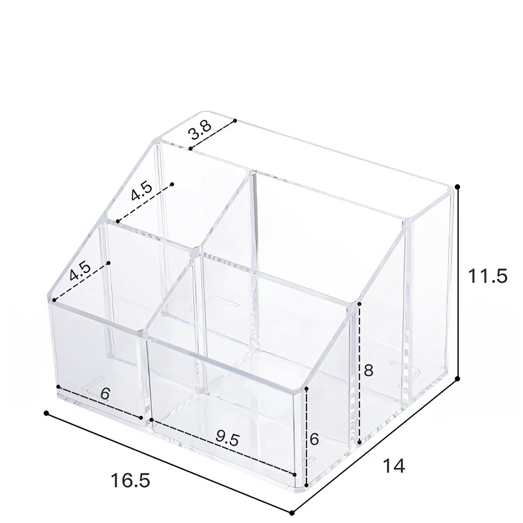 OVJ Acrylic Desktop Organiser 10cm x 11cm x 16cm