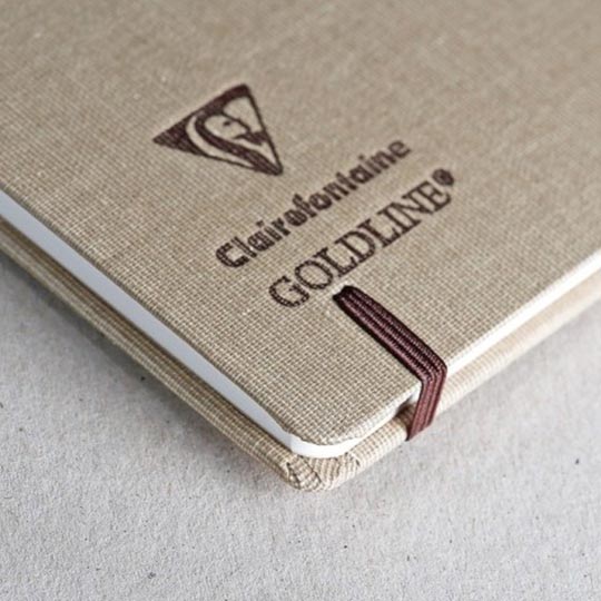 CLAIREFONTAINE Goldline Grained Paper Book 180gsm Landscape A5 x 30