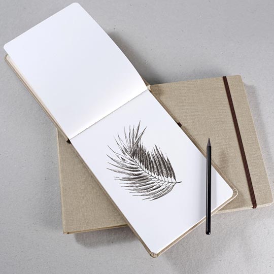 CLAIREFONTAINE Goldline Grained Paper Book 180gsm Landscape A5 x 30