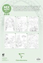 CLAIREFONTAINE Mixed Media Coloring Pad Gardens