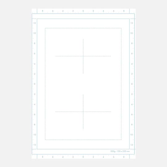 CLAIREFONTAINE Plances Layout Manga Paper 200gsm 6-Square Frame B4 x 40