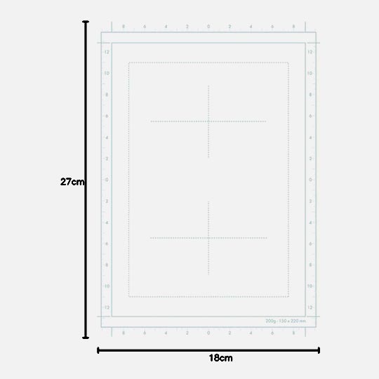 CLAIREFONTAINE Plances Layout Manga Paper 200gsm 6-Square Frame B4 x 40