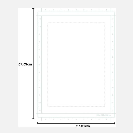 CLAIREFONTAINE Plances Layout Manga Paper 200gsm Basic Frame B4 x 40