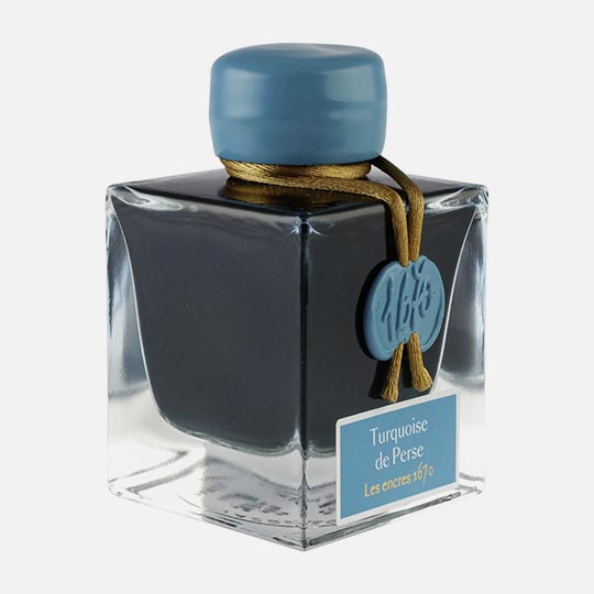 JACQUES HERBIN 1670 Anniversary Ink 50ml Turquoise De Perse