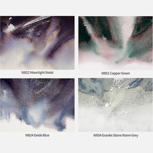 MIJELLO Mission Granulating Watercolor 15ml Fog Violet