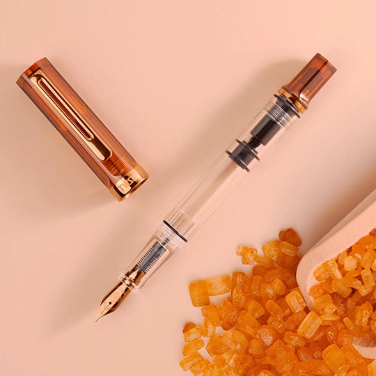 TWSBI Eco Rootbeer With Bronze Fountain Pen Medium