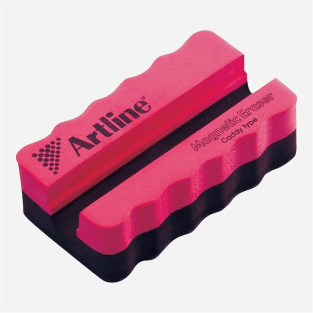 ARTLINE Magnetic Caddy Eraser Red