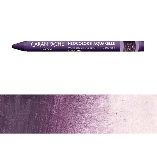 CARAN D'ACHE Neocolor II Water-Soluble Wax Pastel Aubergine