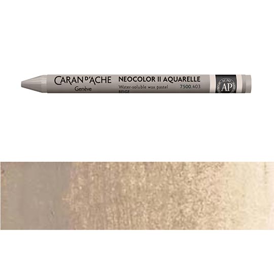 CARAN D'ACHE Neocolor II Water-Soluble Wax Pastel Beige
