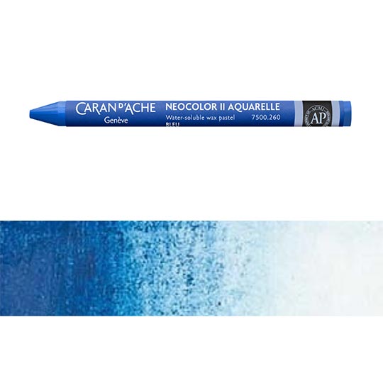 CARAN D'ACHE Neocolor II Water-Soluble Wax Pastel Blue
