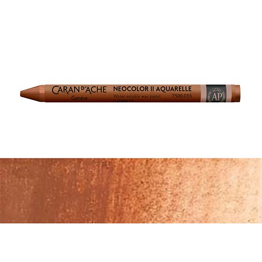 CARAN D'ACHE Neocolor II Water-Soluble Wax Pastel Cinnamon