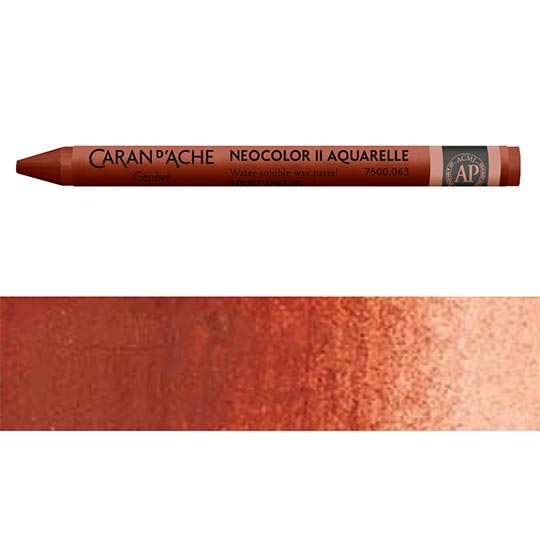 CARAN D'ACHE Neocolor II Water-Soluble Wax Pastel English Red