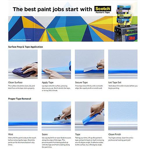 3M Scotch Blue Painter’s Masking Tape 48mm x 54.8m