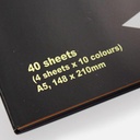 A'ZONE Creative Project Paper 125gsm A5 x 40