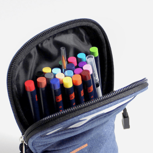 AKASHIYA Sai Watercolor Brush Pen Denim Set x 22