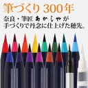 AKASHIYA Sai Watercolor Brush Pen Vivid Set x 15
