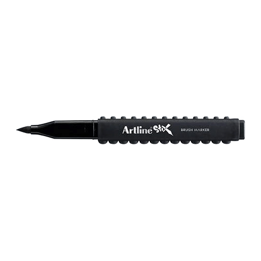 ARTLINE Stix Brush Marker Black