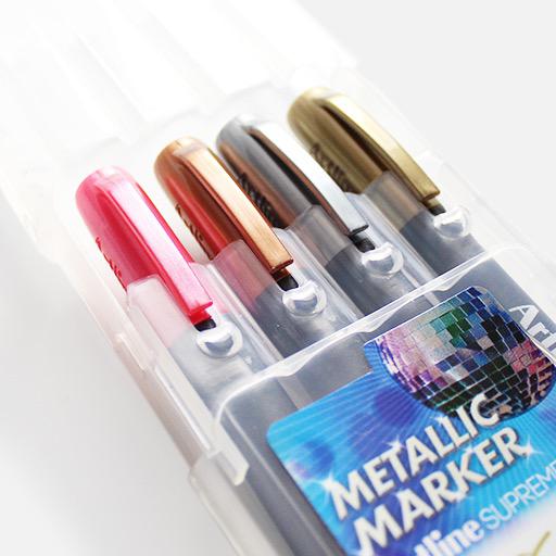 ARTLINE Supreme Metallic Marker Set x 4