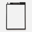 ASMIX Foldable Dry Erase White Board 22cm x 31cm