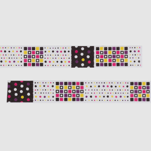 BANDE Washi Tape 20mm Polka Dot Black