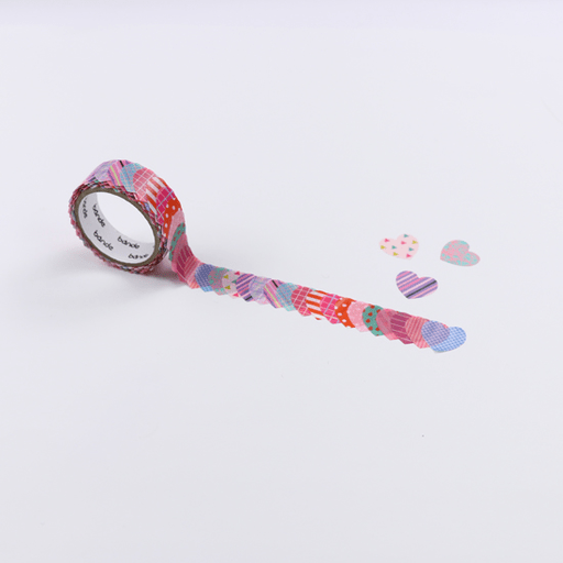 BANDE Washi Tape Heart Deux
